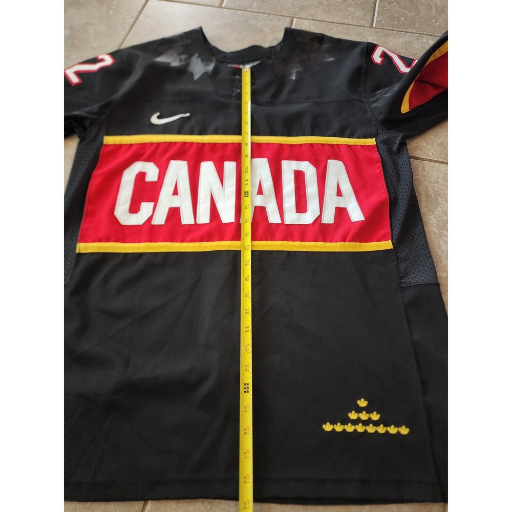 Nike Jamie Benn Team Canada 2014 Sochi Olympics Hockey Jersey Black Mens L 22 - Picture 10 of 12